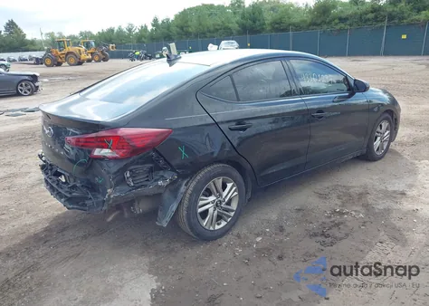 2019 Hyundai Elantra Value Edition из США, поврежденный, VIN 5NPD84LF4KH444862